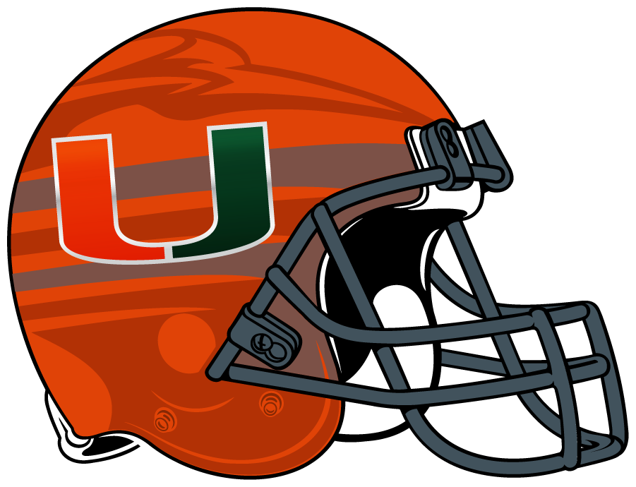 Miami Hurricanes 2014 Helmet Logo v2 diy iron on heat transfer